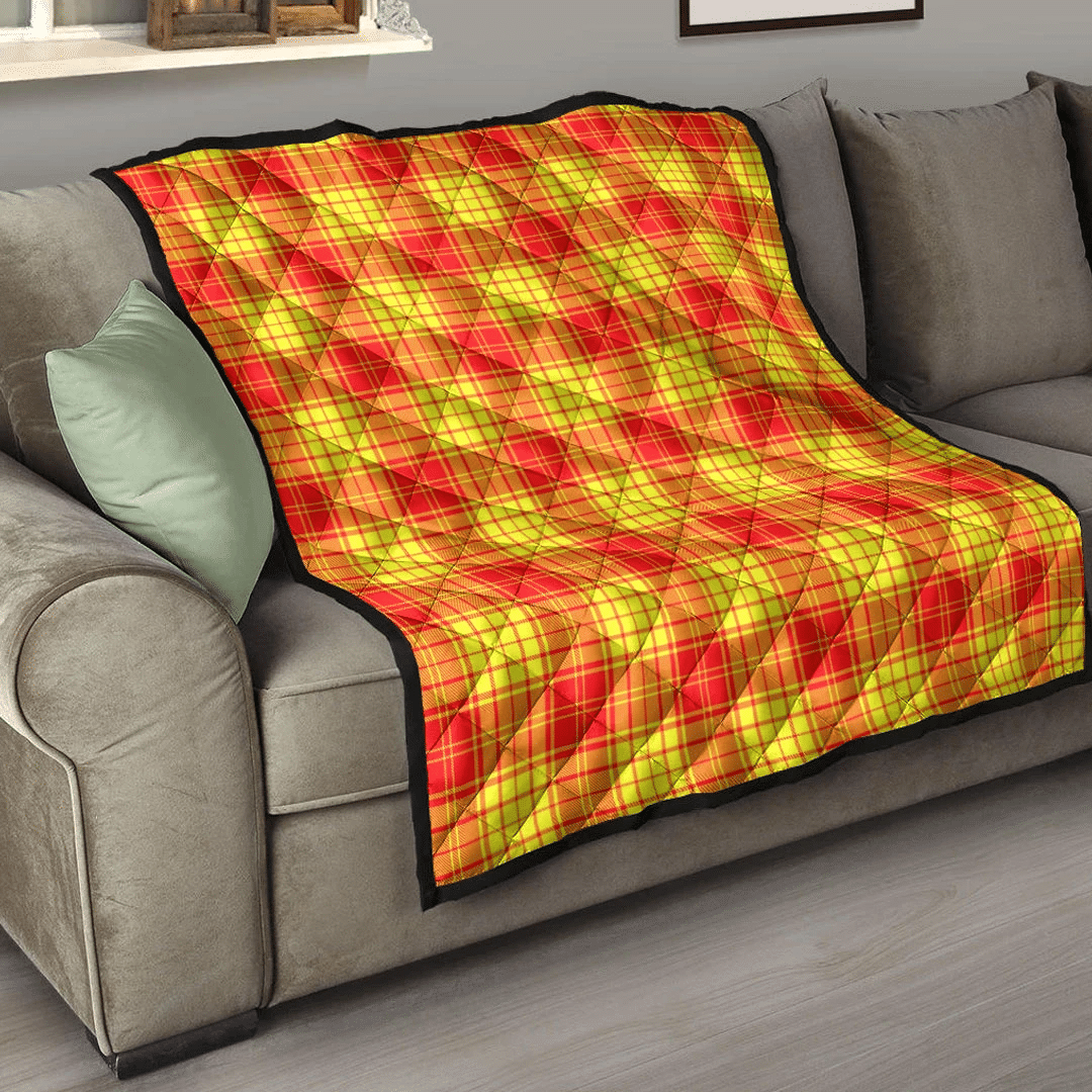 MacMillan Clan Tartan Plaid Quilt