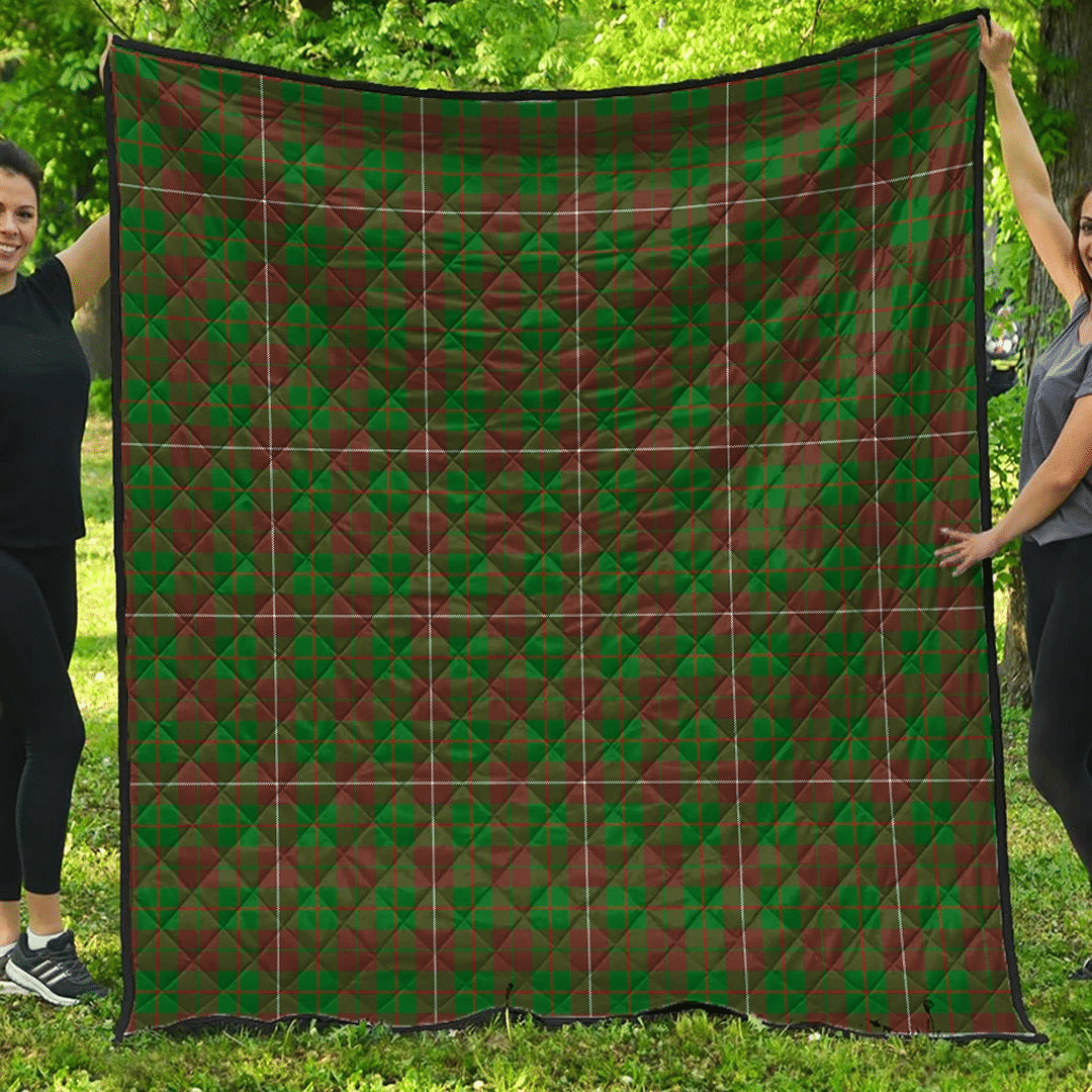 MacKinnon Hunting Modern Tartan Plaid Quilt