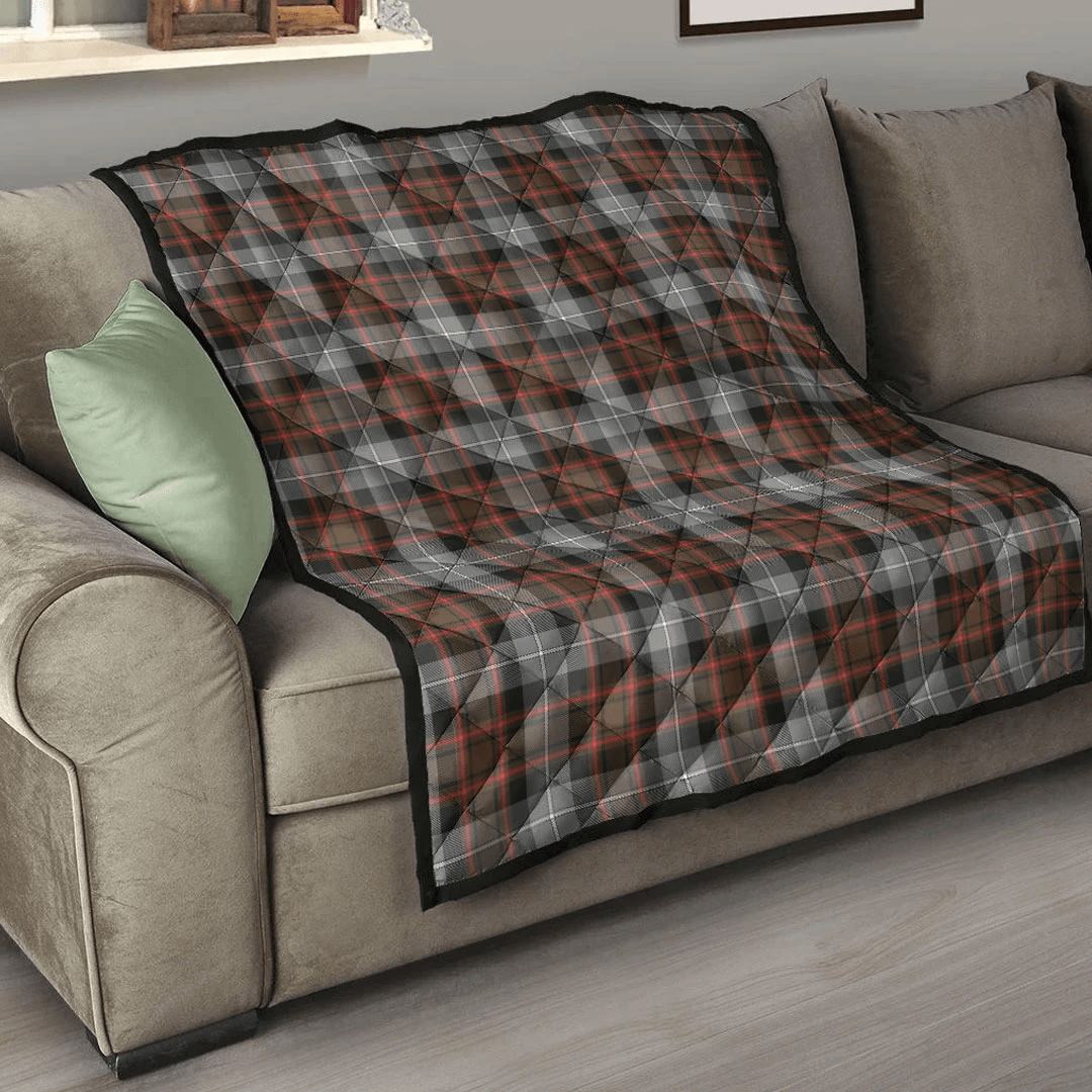 MacRae Hunting Weathered Tartan Plaid Quilt