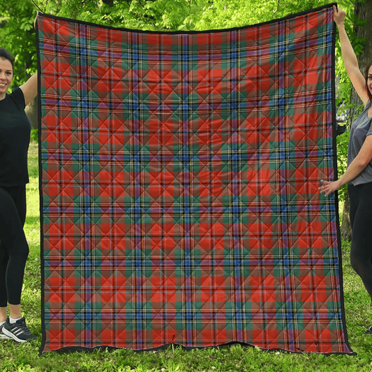 MacLean of Duart Ancient Tartan Plaid Quilt