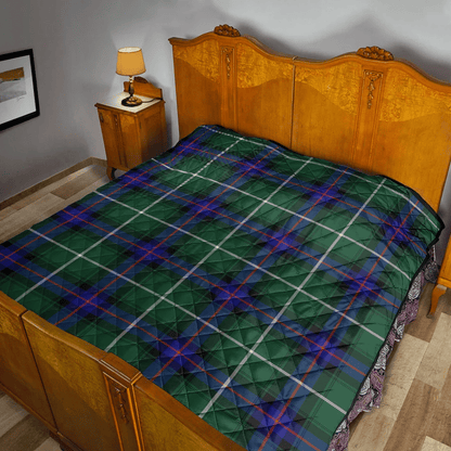 MacDonald of the Isles Hunting Modern Tartan Plaid Quilt