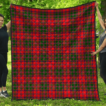 Stewart of Appin Modern Tartan Plaid Quilt