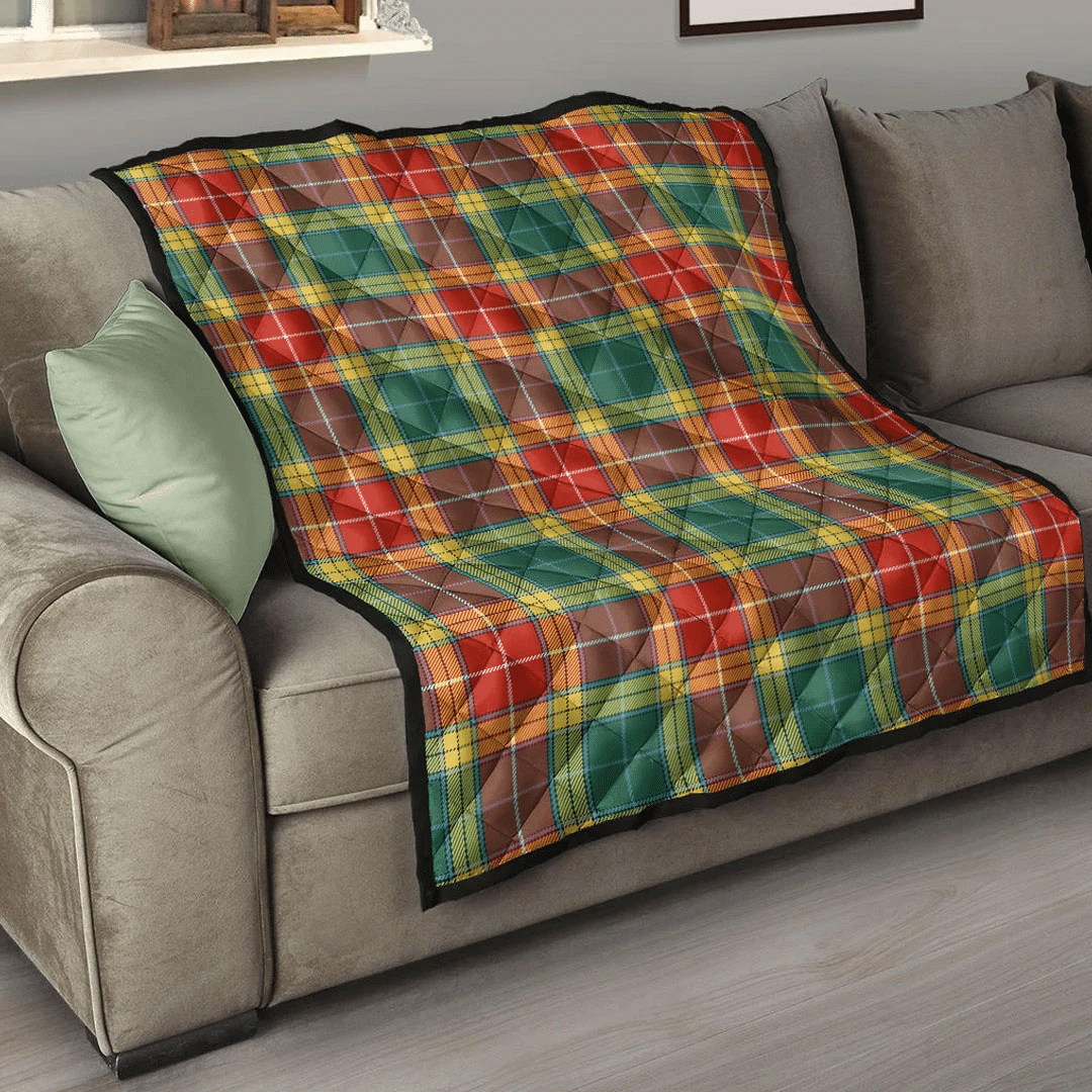 Buchanan Old Sett Tartan Plaid Quilt