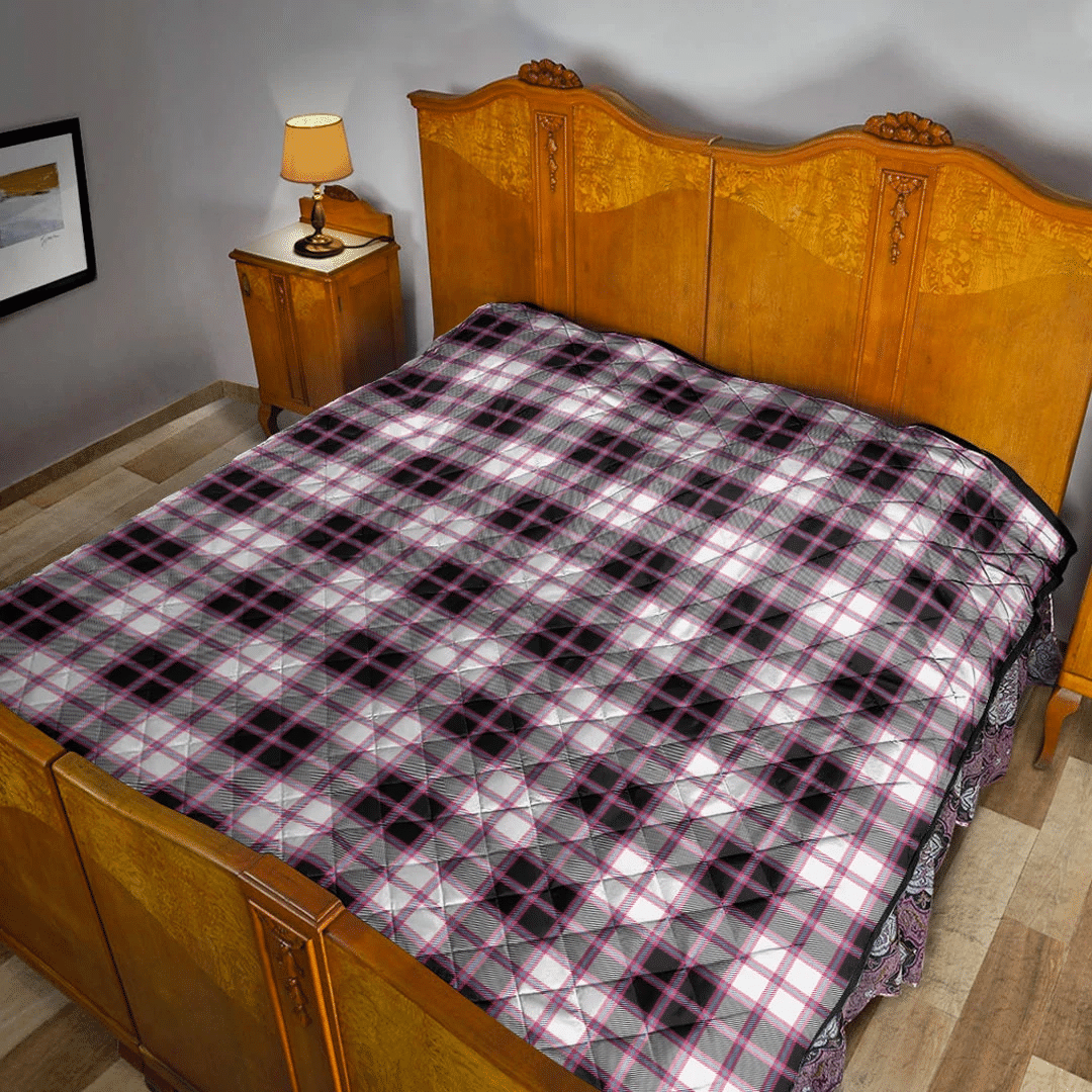 MacPherson Hunting Modern Tartan Plaid Quilt