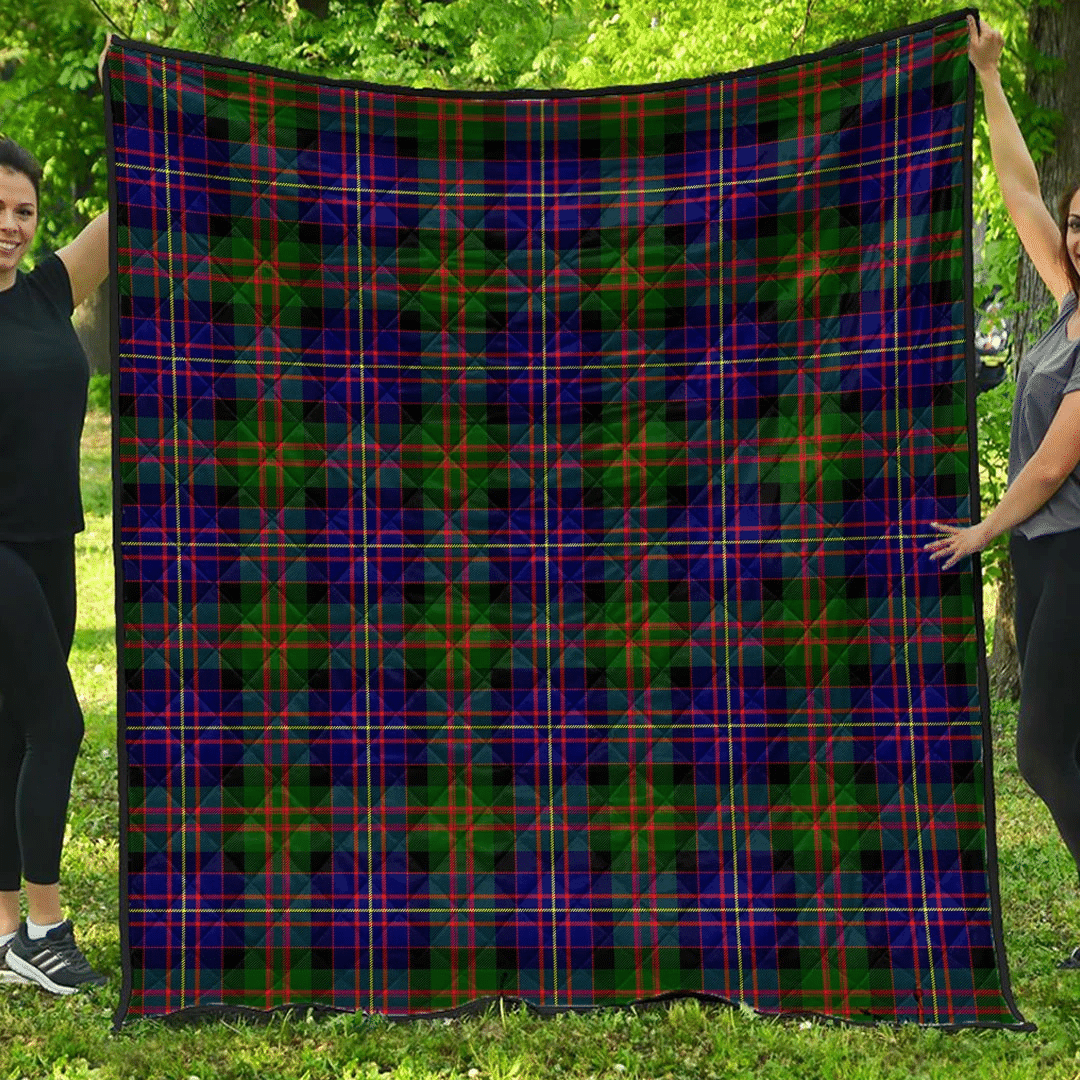 Cameron of Erracht Modern Tartan Plaid Quilt