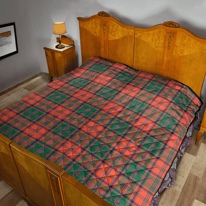 Stewart of Appin Ancient Tartan Plaid Quilt