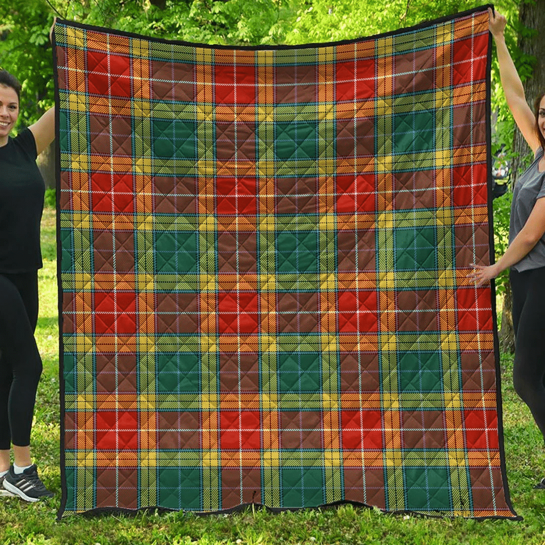 Buchanan Old Sett Tartan Plaid Quilt