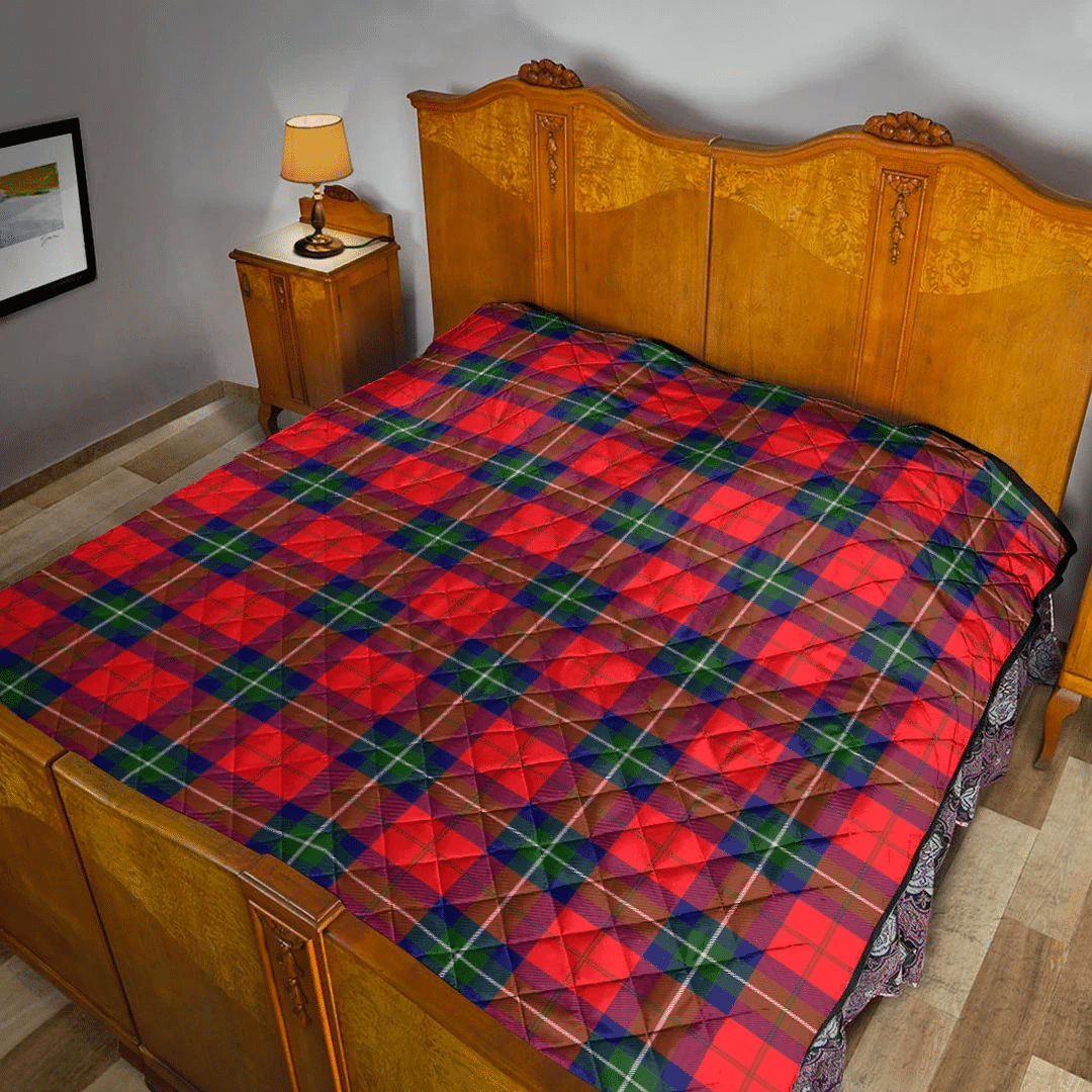 Ruthven Modern Tartan Plaid Quilt