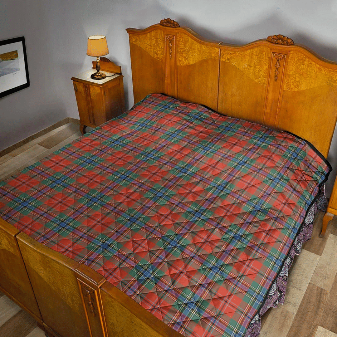 MacLean of Duart Ancient Tartan Plaid Quilt