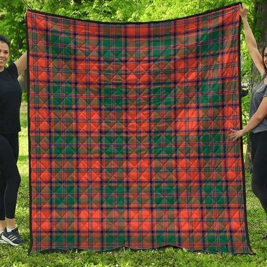 Stewart of Appin Ancient Tartan Plaid Quilt