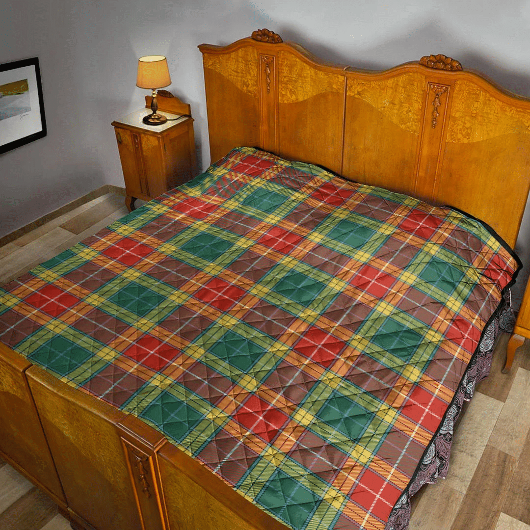 Buchanan Old Sett Tartan Plaid Quilt