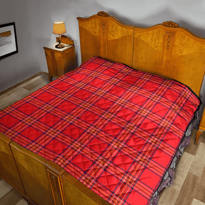 Burnett Modern Tartan Plaid Quilt