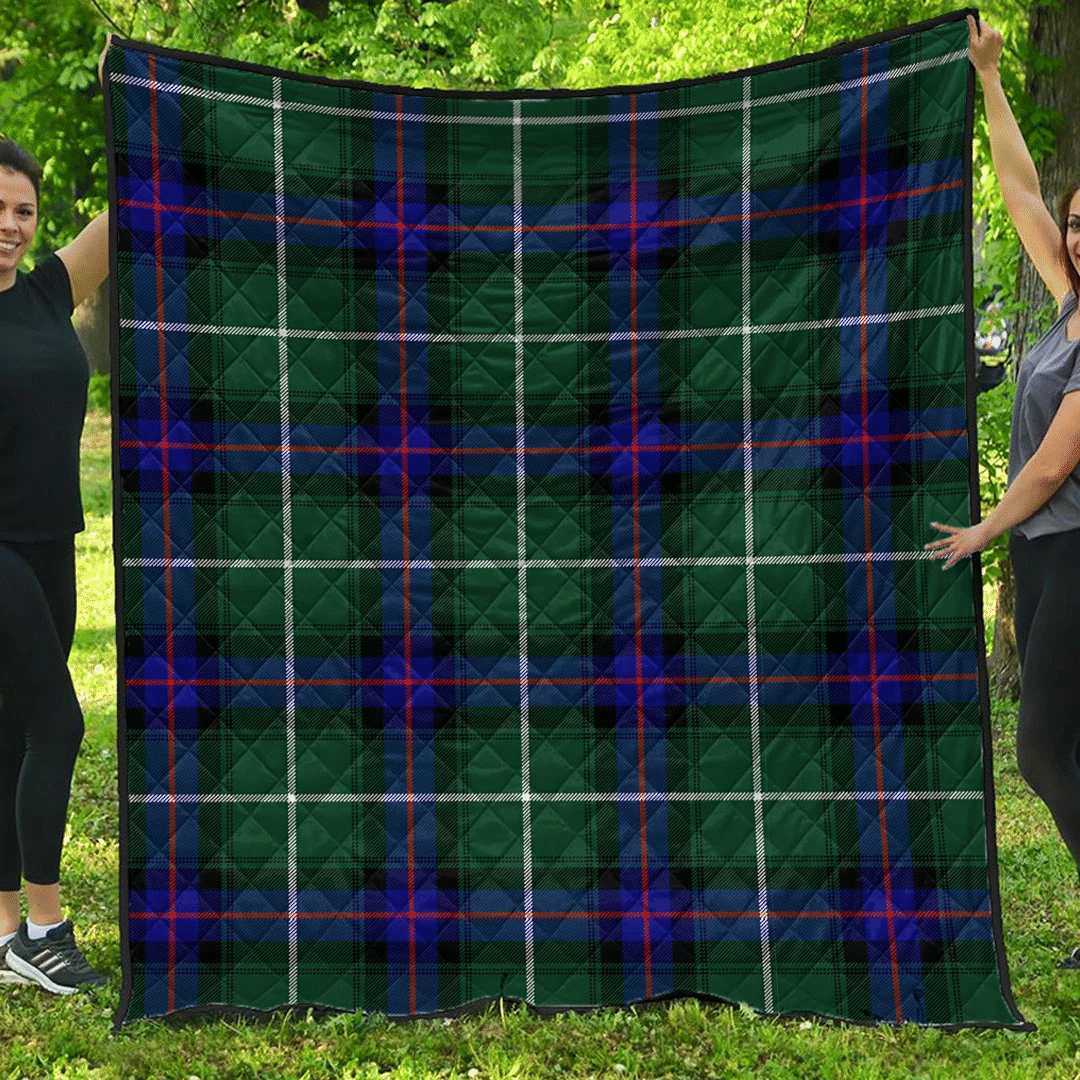 MacDonald of the Isles Hunting Modern Tartan Plaid Quilt