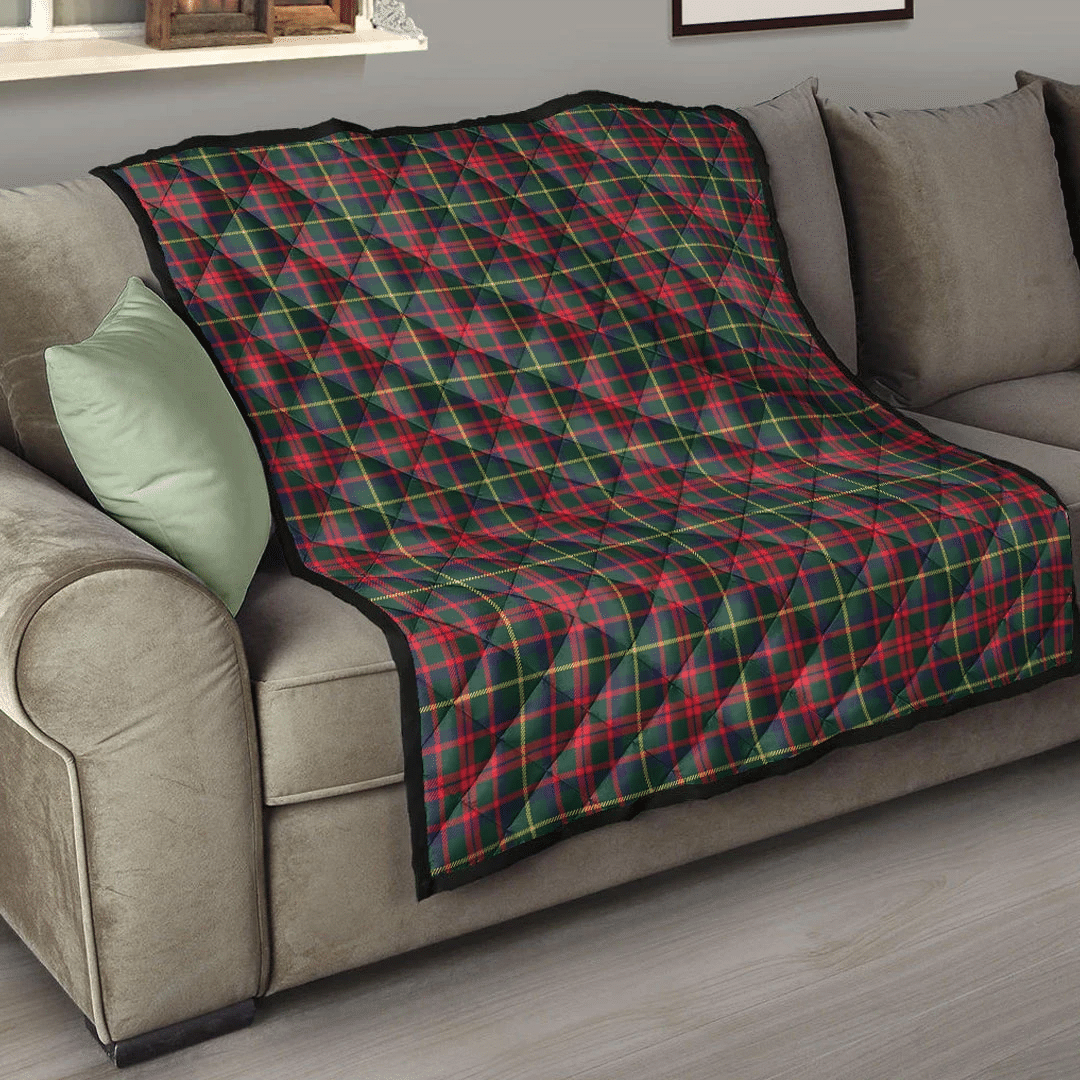 MacKintosh Hunting Modern Tartan Plaid Quilt