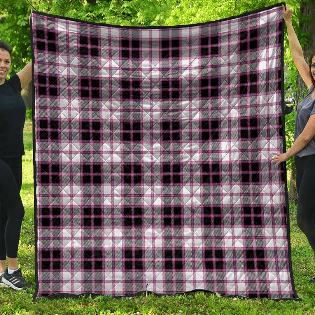 MacPherson Hunting Modern Tartan Plaid Quilt