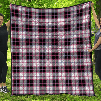 MacPherson Hunting Modern Tartan Plaid Quilt