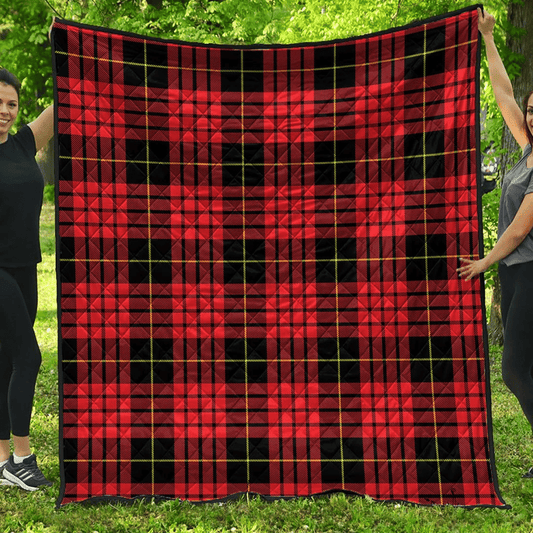 MacQueen Modern Tartan Plaid Quilt