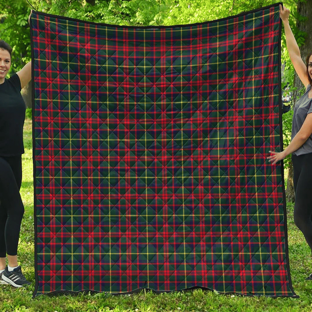 MacKintosh Hunting Modern Tartan Plaid Quilt