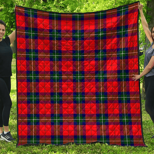 Ruthven Modern Tartan Plaid Quilt