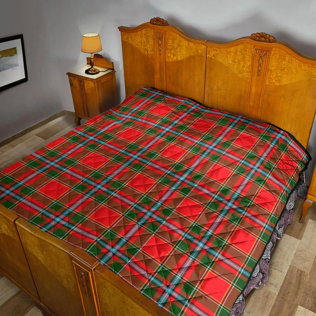 Drummond of Perth Tartan Plaid Quilt