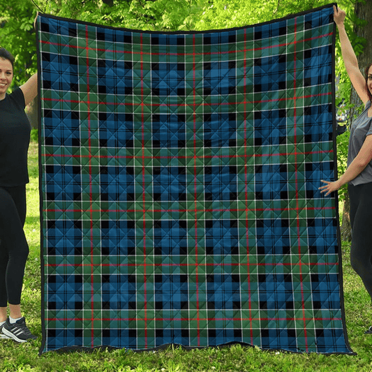 Colquhoun Ancient Tartan Plaid Quilt