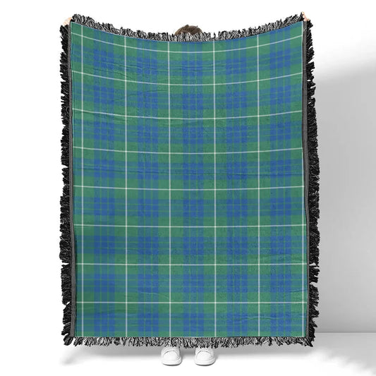 Scottish Tartan Hamilton Hunting Ancient Clan Woven Blanket Plaid Style