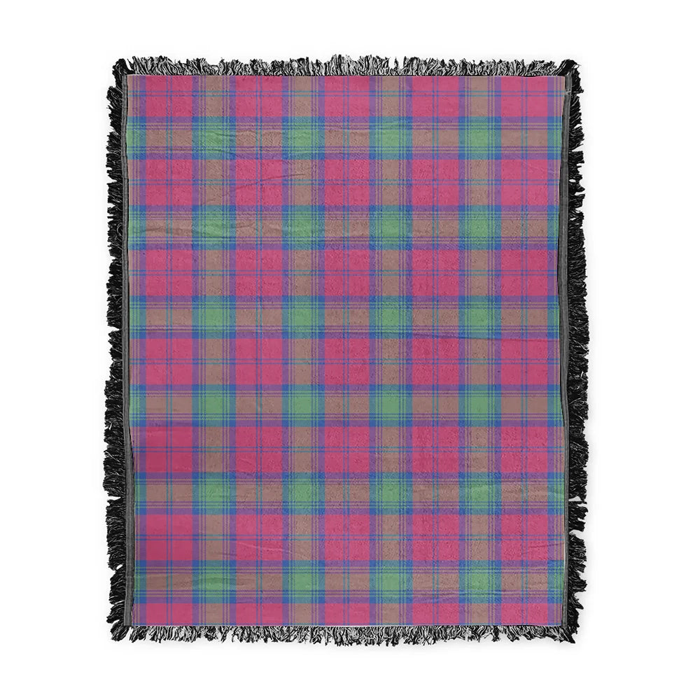 Scottish Tartan Lindsay Ancient Clan Woven Blanket Plaid Style