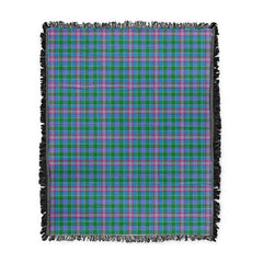 Scottish Tartan Pitcairn Hunting Clan Woven Blanket Plaid Style