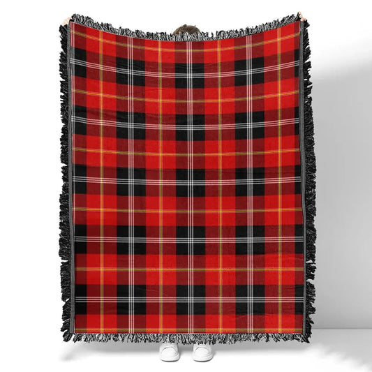 Scottish Tartan Marjoribanks Clan Woven Blanket Plaid Style