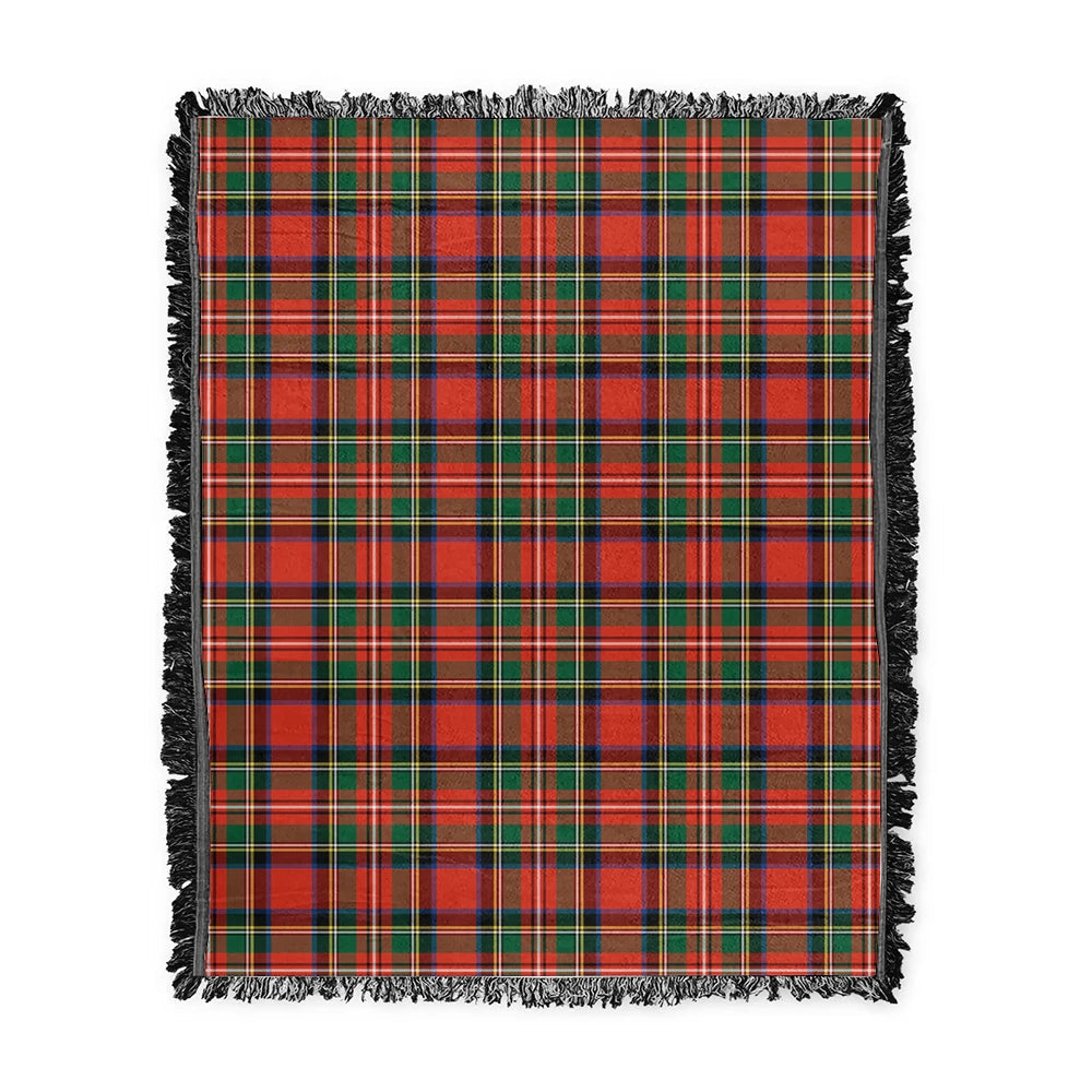 Scottish Tartan Stewart Royal Modern Clan Woven Blanket Plaid Style
