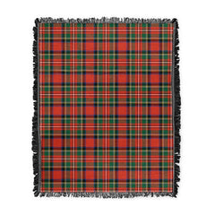Scottish Tartan Stewart Royal Modern Clan Woven Blanket Plaid Style