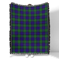 Scottish Tartan MacKinlay Modern Clan Woven Blanket Plaid Style