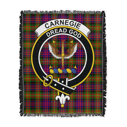 Scottish Tartan Carnegie Modern Clan Woven Blanket Crest Style