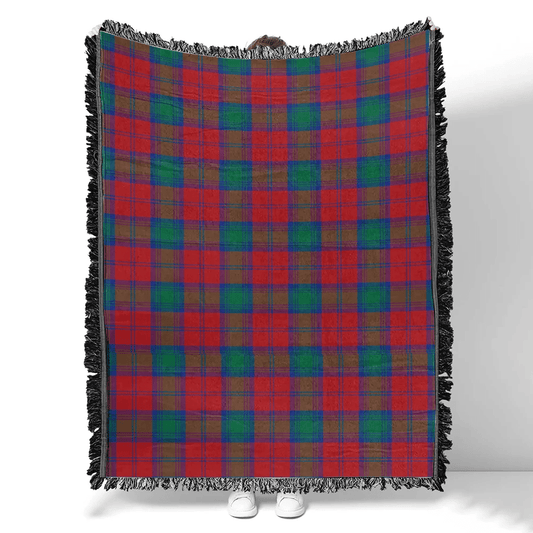 Scottish Tartan Lindsay Modern Clan Woven Blanket Plaid Style