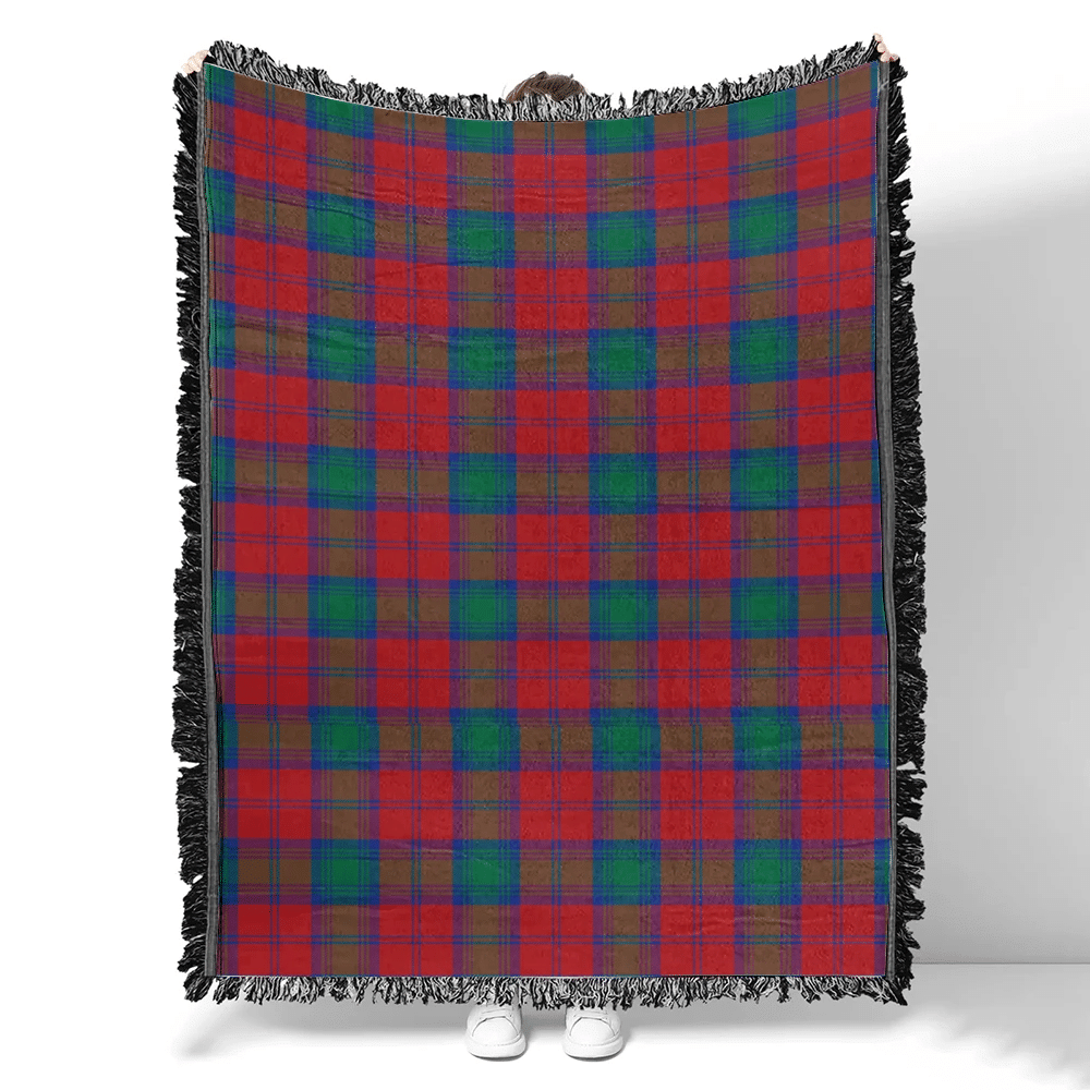 Scottish Tartan Lindsay Modern Clan Woven Blanket Plaid Style