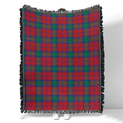 Scottish Tartan Lindsay Modern Clan Woven Blanket Plaid Style