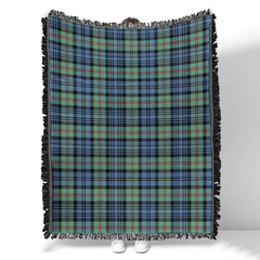 Scottish Tartan MacKinlay Ancient Clan Woven Blanket Plaid Style