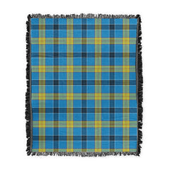Scottish Tartan Laing Clan Woven Blanket Plaid Style