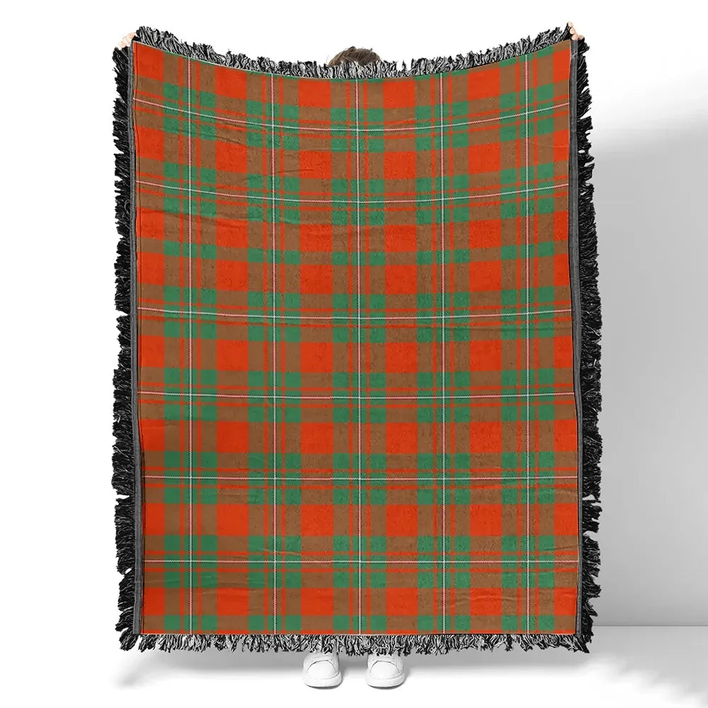Scottish Tartan MacGregor Ancient Clan Woven Blanket Plaid Style