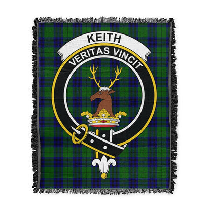 Scottish Tartan Keith Modern Clan Woven Blanket Crest Style