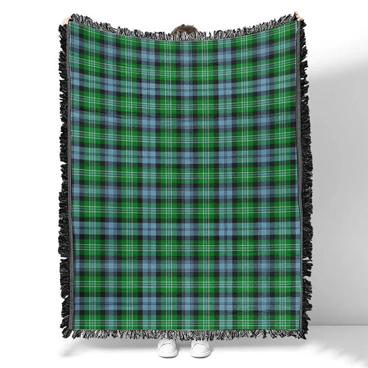 Scottish Tartan Arbuthnot Ancient Clan Woven Blanket Plaid Style