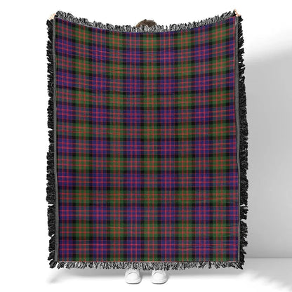 Scottish Tartan MacDonald Modern Clan Woven Blanket Plaid Style