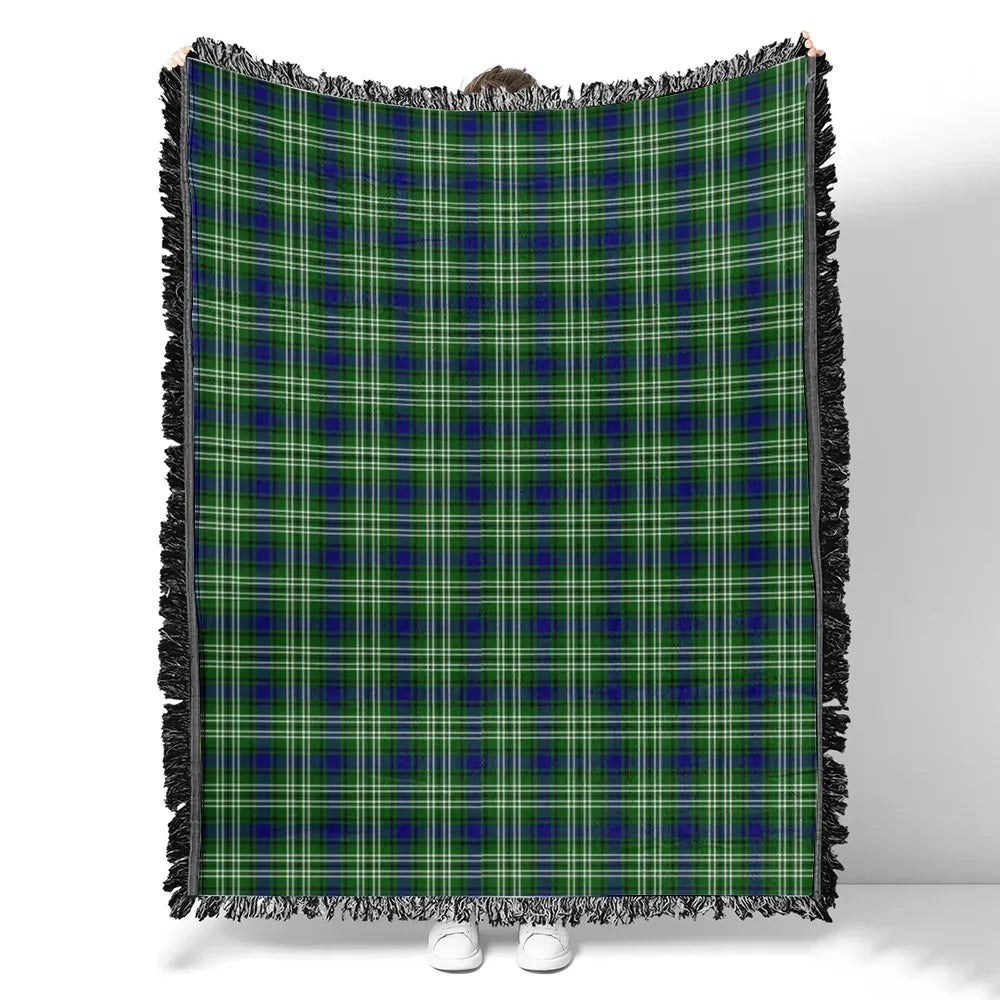 Scottish Tartan Tweedside District Clan Woven Blanket Plaid Style