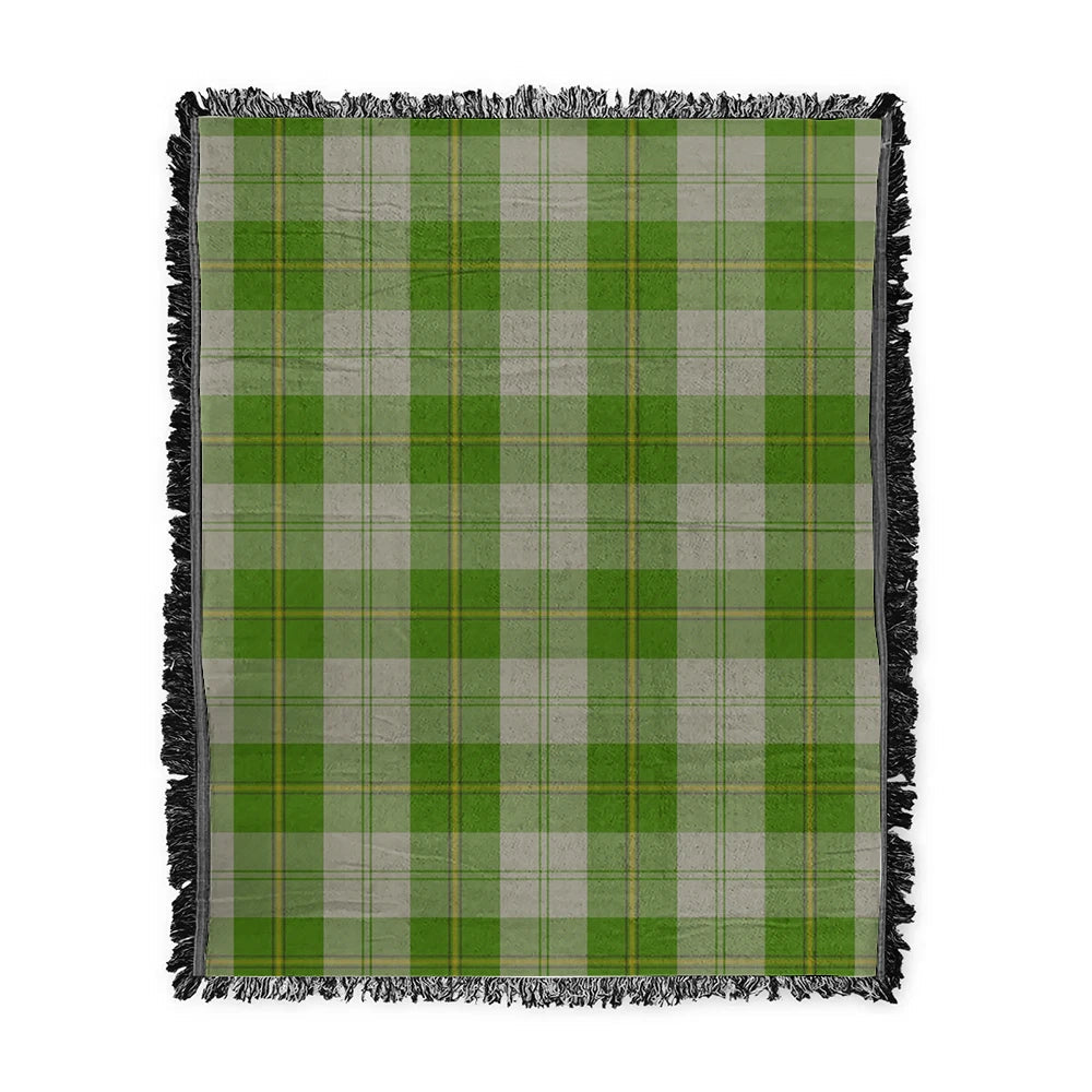 Scottish Tartan Cunningham Dress Green Dancers Clan Woven Blanket Plaid Style