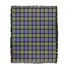 Scottish Tartan MacDonald Ancient Clan Woven Blanket Plaid Style