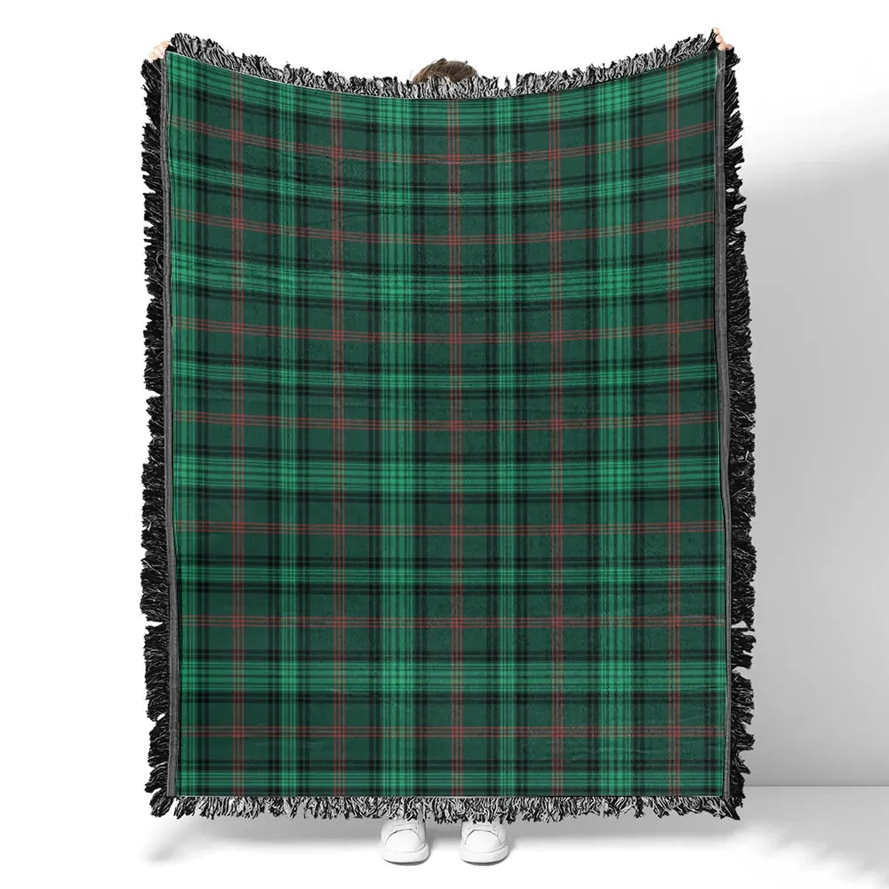 Scottish Tartan Ross Hunting Modern Clan Woven Blanket Plaid Style