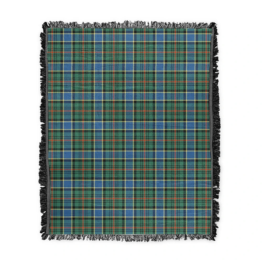 Scottish Tartan Ogilvie Hunting Ancient Clan Woven Blanket Plaid Style
