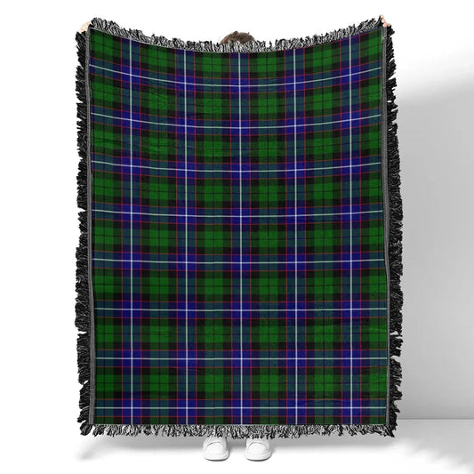 Scottish Tartan Russell Modern Clan Woven Blanket Plaid Style