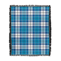 Scottish Tartan Roberton Clan Woven Blanket Plaid Style