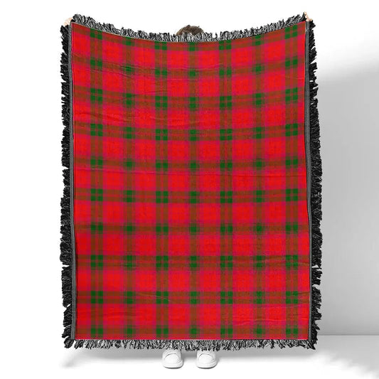 Scottish Tartan MacNab Modern Clan Woven Blanket Plaid Style